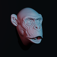 4.png monkey wall mask (no supports, easy print)