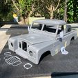 IMG_1429.jpeg PICK-UP LAND ROVER SÉRIE 3 POUR CHÂSSIS RC 1:10