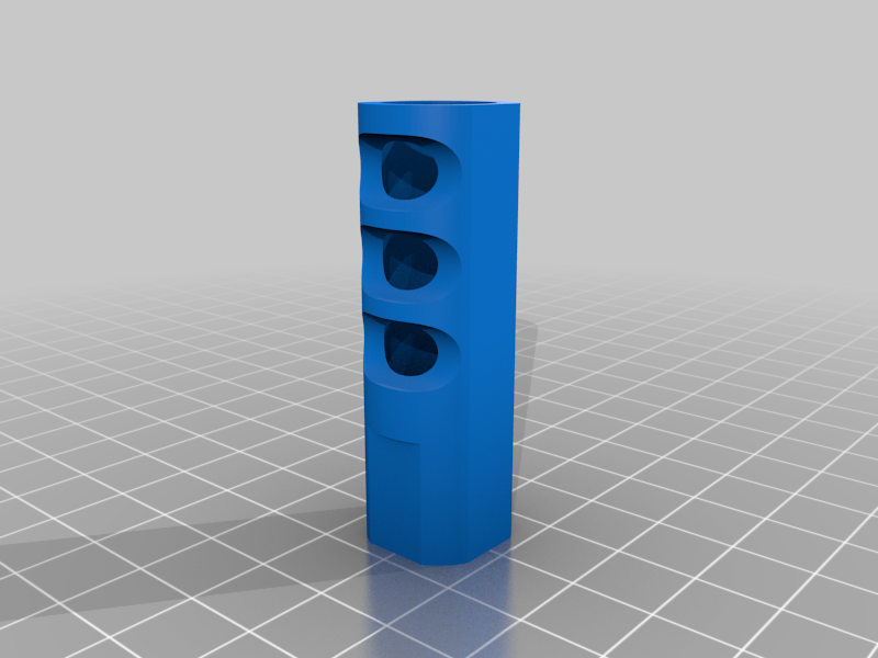 Muzzle_Brake_3.png Free STL file Airsoft Muzzle Brake/ Compensator Pack・Design to download and 3D print, Gh0stFPV