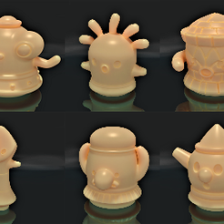 Pack-5.png STL file PACK 5 - Gyroid - Animal Crossing New Horizons・3D print model to download, silwy4eaa