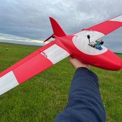 IMG_8195.jpeg Файл 3D GRom FPV 3d printed 1000mm wing・Шаблон для загрузки и 3D-печати