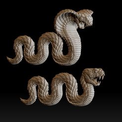4324234324.jpg Fichier STL serpents・Objet pour impression 3D à télécharger