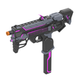 1.png Sombra Cannon Augmented Skin - Overwatch - Printable 3d model - STL + CAD bundle - Commercial Use
