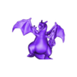 Charizard1.stl Чармандер, Чармелеон, Чаризард - Эволюционная стая! - Покемоны - FanArt