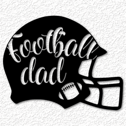 project_20230524_1712021-01.png Football Dad wall art fathers day wall decor 2d art