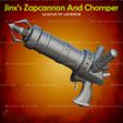 2.jpg Jinx Zapcannon - Chomper LOL league of legends - Fan Art 3D print model