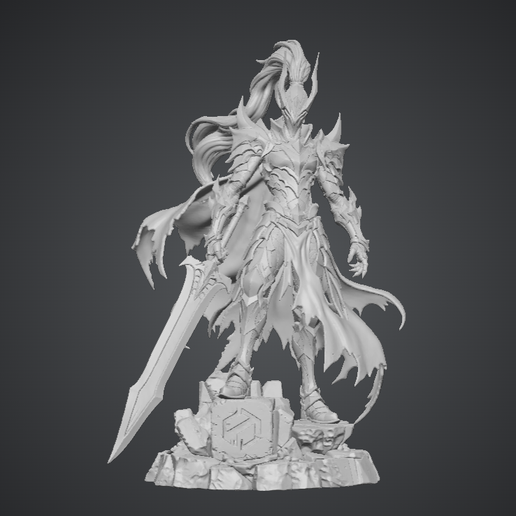 Igris – Blood-Red Commander | Solo Leveling | 3D Printable Statue | Kyben Collection