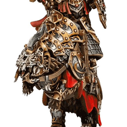 Liegemen Ursan Champion - Alternative - Khador Warmachine - Old Umbrey Auxiliary Expansion