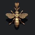 dfgcvfgdffgd.jpg Bee pendant 3D print model
