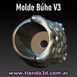 buho-v3_5.jpg Owl Pot Mold V3