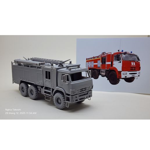 AZ 6,0-40.400 (KAMAZ 43118) 2cab (Scale 1/72)
