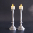 download-3.png Classic Candle Holder (Candlestick) for led candles