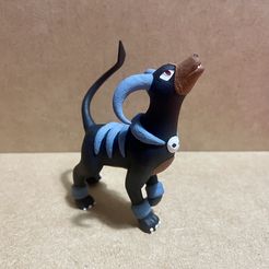 Howling Houndoom - с поддержкой и мультиматериалами