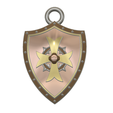 cross-03 v12-00.png neck pendant Catholic protective cross on the shield v03 3d-print and cnc