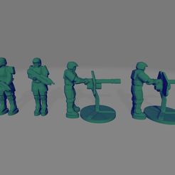 usmc_batchE_MG_sprue.jpg Archivo STL Escuadra MG humana・Modelo para descargar y imprimir en 3D