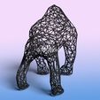 gorilla-5.jpg STL-Datei Gorilla - Maschendraht・3D-druckbares Design zum Herunterladen, 3DOfficeAT