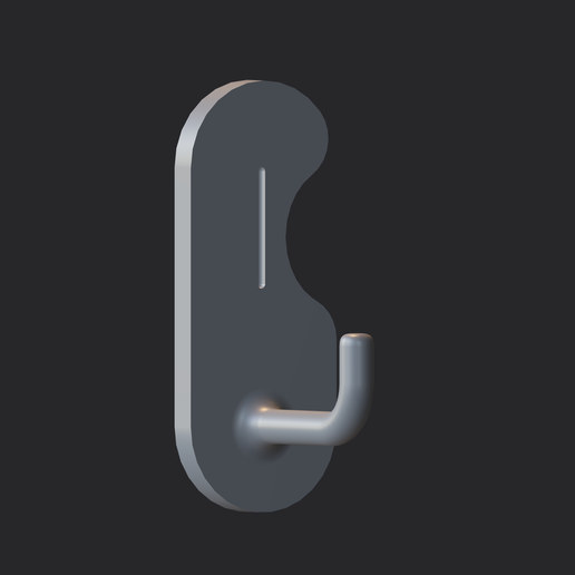 🪝 3D Printable Wall Hook: Modern Design STL File (Digital Download ...