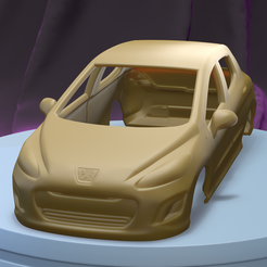 a.png STL-Datei PEUGEOT 308 2012 (1/24) bedruckbare Karosserie・3D-druckbare Vorlage zum herunterladen
