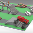 Untitled-769.png STL file Mini Crawler Course Track・3D printable design to download