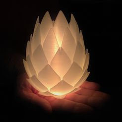 IMG_0698.JPG Pine Cone Tealight Candle Holder