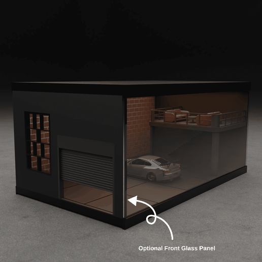 🌆 Modular Industrial Garage – 1/18 Scale Diorama Kit | LED-Ready | 78 ...