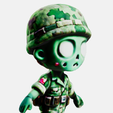 zomb.png Undead Defender Nick: 3D-Printable Zombie Soldier Toy