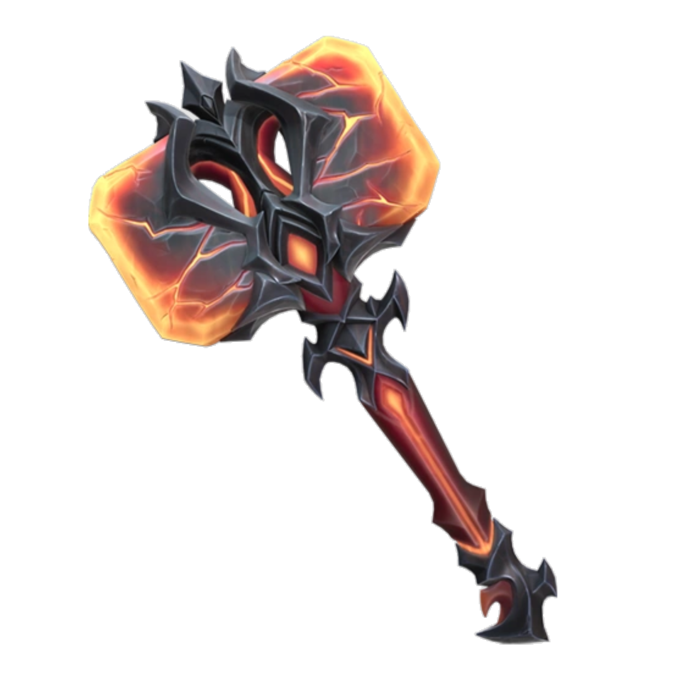 STL file Valorant Crimsonbeast Hammer (Mountable)・3D printer model to