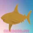 1.png Shark 3D MODEL STL FILE FOR CNC ROUTER LASER & 3D PRINTER