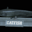 Catfish-statue-18.png fish wels catfish / Silurus glanis statue detailed texture for 3d printing
