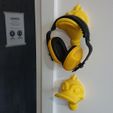 Colgador de auriculares de pato