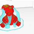 bear6.png Low-Poly Christmas Bear - 3D Model