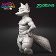 Untitled1.jpg NICK WILDE ZOOTOPIA BUSTO PELUDO: FOX ALPHA MUSCLE BODY