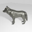 WolfLeftSideRender.png Low Poly Wolf