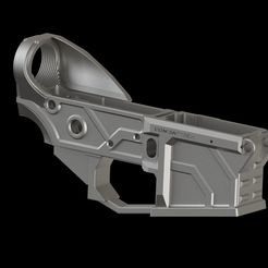 AR-15-LOWER-EnforcedLogo-004.jpg Fichier STL AR15 ENFORCÉ L. MISE À JOUR・Modèle imprimable en 3D à télécharger