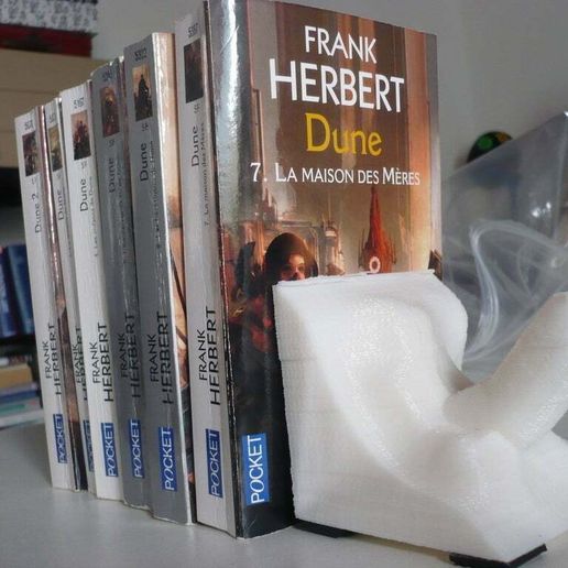 sandworm of dune bookends 3D model