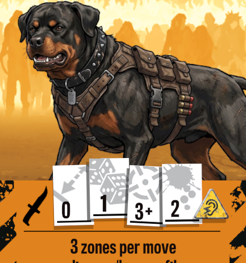 custom dog companion for zombicide apollo