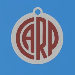 llavero-carp.jpg STL file River Plate CARP keychain・3D print design to download