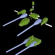 cockpitassembled2.jpg 3D file RMV-1 Guntank II Gundam・3D printable model to download, DavyPenn