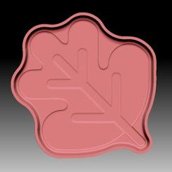 AutumnLeaf-VACUUM-PIECE.jpg STL-Datei HERBSTBLATT BADEBOMBE FORM・Design für 3D-Drucker zum herunterladen