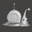 4.png Transponder Snail (Den den Mushi) 3D Model