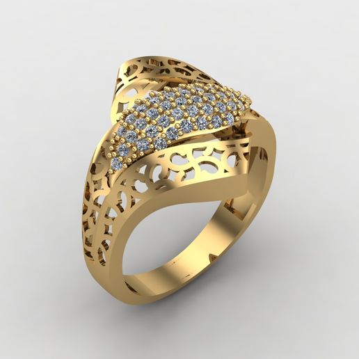 WOMEN RING - 3DM RENDER DETAIL 3D PRINT MODEL - 3D model
