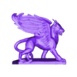 Flying Lion 1.obj Archivo OBJ Estatua barroca del León Volador 2・Objeto de impresión 3D para descargar