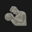 04.jpg Leo Messi Relief sculpture 3D print model