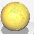 a8e6dd3c6299f1a2149fd6daecc81dc2_preview_featured.jpg Spherical Lithophane - Carte du monde 12cm remix 12cm