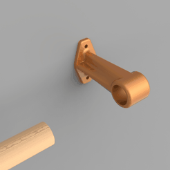 Capture d’écran 2018-04-09 à 15.54.18.png Fichier STL gratuit Support tringle à rideaux・Modèle à télécharger et à imprimer en 3D