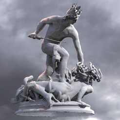 guardian-h.3015.png OBJ-Datei Perseus-Statue Aktion 2・3D-druckbare Vorlage zum herunterladen, aramar
