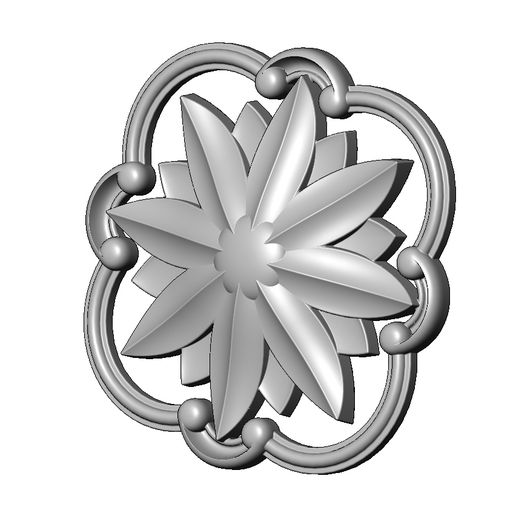 Round-square-segments-frame-Scroll-Faceted-carved-flower-rosette-ornament-arc-Applique-Wood-carving.jpg Modelo de impressão 3D de moldura de voluta quadrada arredondada esculpida e roseta facetada em relevo