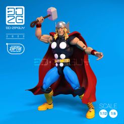 ZIP-GUYS-FIGURE-2022_THUNDER-GUY-SMALLER-FILE.jpg Fichier 3D THUNDER GUY (complet)・Objet pour impression 3D à télécharger