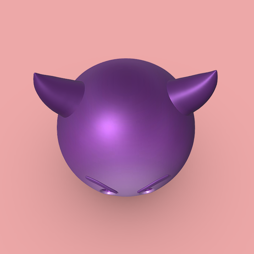 purple devil emoji png