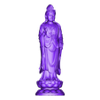 019guanyin.obj Guanyin bodhisattva Kwan-yin sculpture for cnc or 3d printer19
